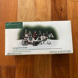 A Carriage Ride for the Bride Dept. 56 Dickens Village